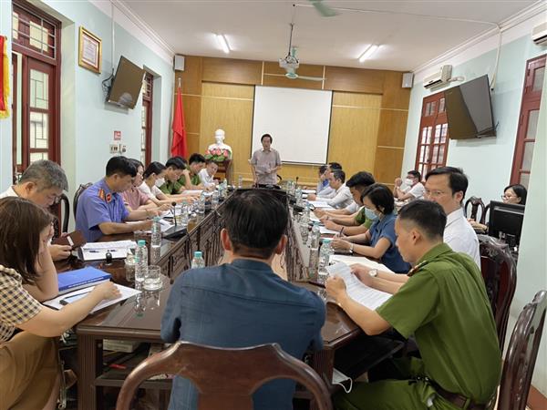 Đoàn công tác của Cục QLKCB và Viện Pháp y quốc gia kiểm tra công tác pháp y tại tỉnh Bắc Giang