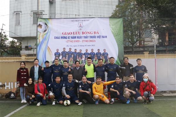 Giao lưu bóng đá chào mừng 67 năm ngày Thầy thuốc Việt Nam 27-2