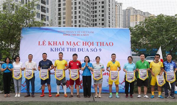 Viện Pháp y Quốc gia tham gia Hội thao khối thi đua số 9 Công đoàn y tế Việt Nam tổ chức