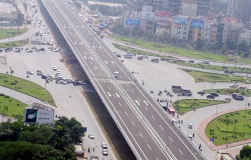 Đường trên cao đầu tiên của Thủ đô trước ngày thông xe