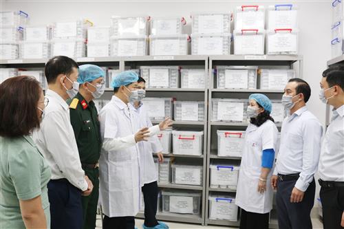 ĐOÀN KIỂM TRA CỦA BAN CHỈ ĐẠO QUỐC GIA 515 KIỂM TRA CÔNG TÁC GIÁM ĐỊNH ADN XÁC ĐỊNH DANH TÍNH HÀI CỐT LIỆT SĨ  ...