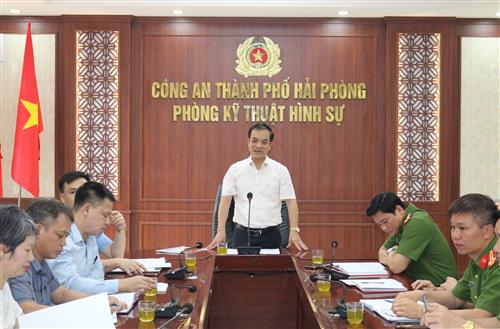 ĐOÀN CÔNG TÁC CỦA VIỆN PHÁP Y QUỐC GIA KIỂM TRA CÔNG TÁC PHÁP Y TẠI THÀNH PHỐ HẢI PHÒNG