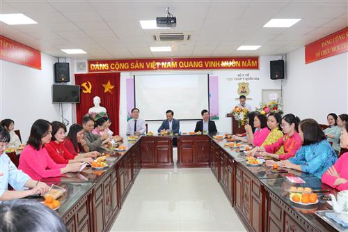 VIỆN PHÁP Y QUỐC GIA TỔ CHỨC  GẶP MẶT KỶ NIỆM NGÀY QUỐC TẾ PHỤ NỮ 8/3