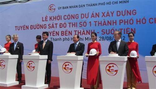 Khởi công tuyến tàu điện ngầm đầu tiên ở VN