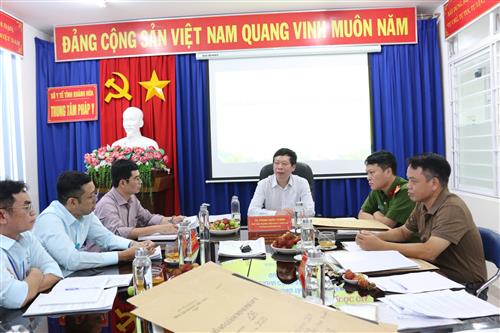 Đoàn công tác của Viện Pháp y Quốc gia kiểm tra công tác pháp y tại tỉnh Khánh Hòa