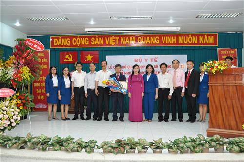 Lễ công bố quyết định bổ nhiệm Viện trưởng Viện kiểm nghiệm thuốc Tp.Hồ Chí Minh