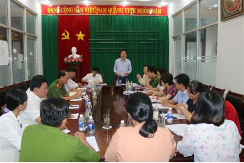 Đoàn công tác của Cục QLKCB và Viện pháp y quốc gia kiểm tra công tác pháp y tại tỉnh Kiên Giang