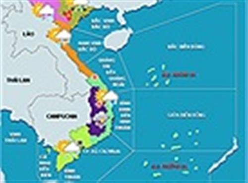 Phía Đông Bắc biển Đông biển động rất mạnh