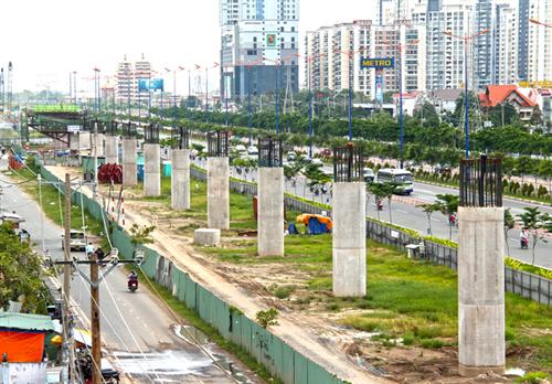 TP HCM thành đại công trường thi công metro