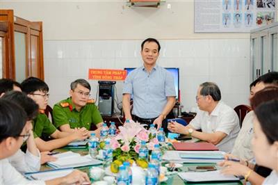 Đoàn công tác của Viện Pháp y Quốc gia kiểm tra công tác pháp y tại Tỉnh Đồng Tháp