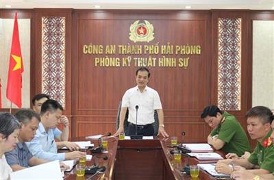 ĐOÀN CÔNG TÁC CỦA VIỆN PHÁP Y QUỐC GIA KIỂM TRA CÔNG TÁC PHÁP Y TẠI THÀNH PHỐ HẢI PHÒNG