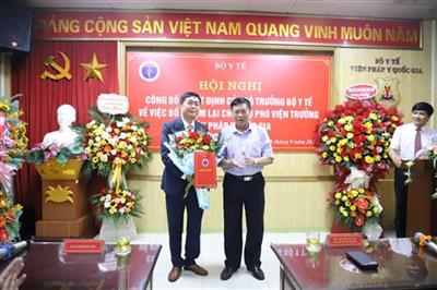 Bộ Y tế công bố quyết định bổ nhiệm lại Phó Viện Trưởng Phụ trách chuyên môn Viện Pháp y Quốc gia