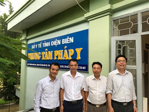 Tập huấn bồi dưỡng chuyên môn nghiệp vụ Pháp y cho TTPY tỉnh Điện Biên